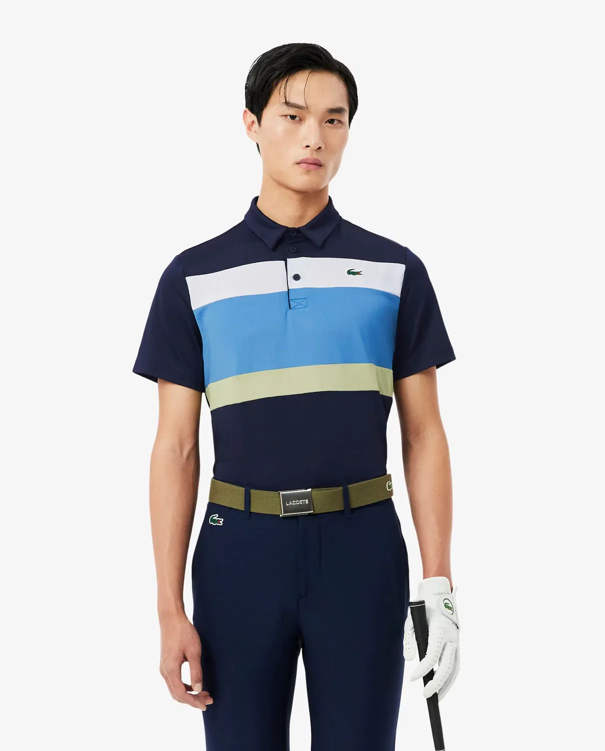 Мужское поло для гольфа с принтом Ultra-Dry Lacoste, Azul