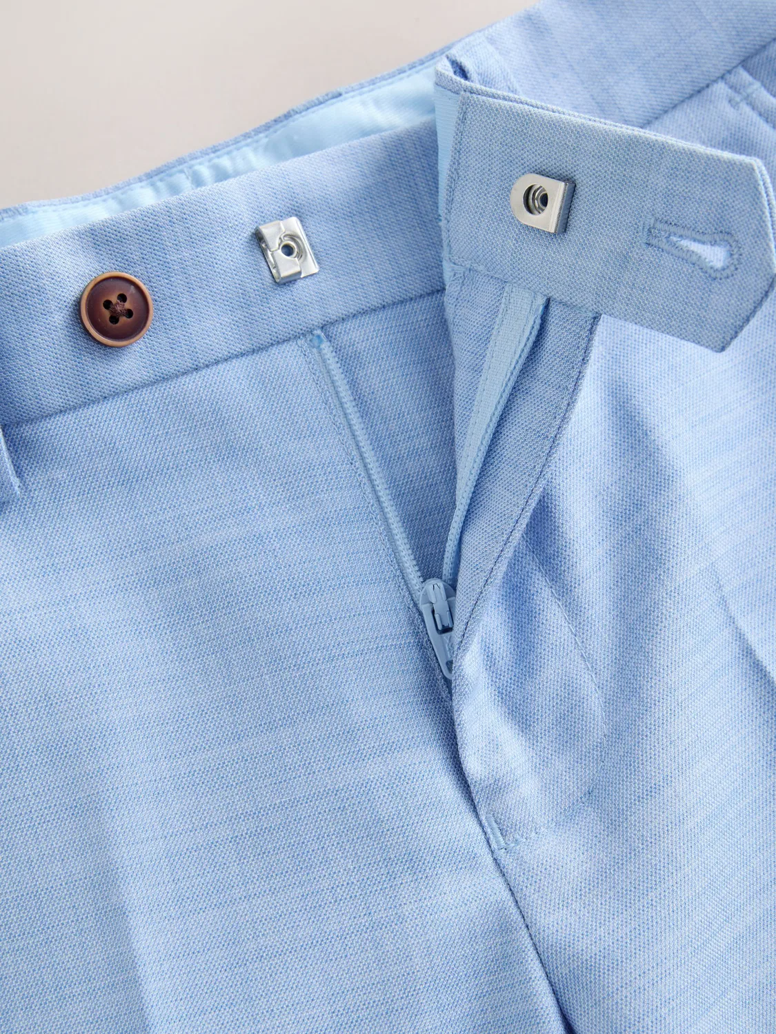 Брюки классические Skinny Fit, Light Blue Suit Trousers Next, светло-голубой — фото 3