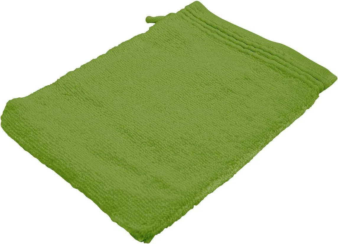 Ватная перчатка для мытья, St. Barth, 1 шт, 16x21 см, Green