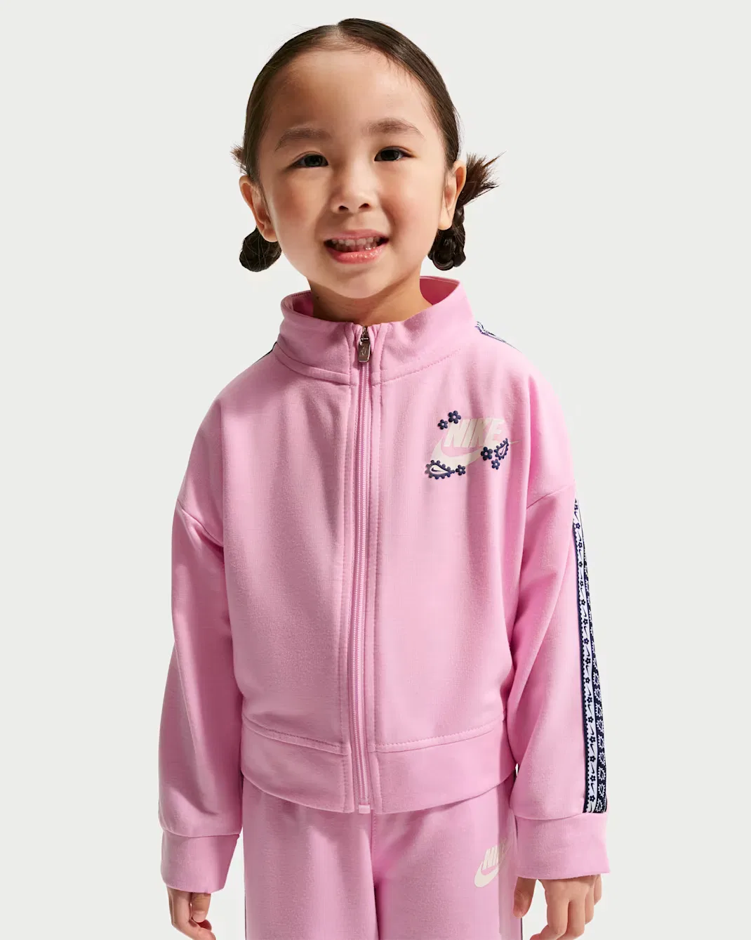 Toddler 2-Piece Track Set Nike Retro Remix, Pink Rise — фото 2