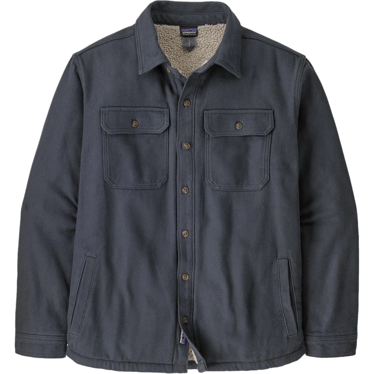 Мужская куртка-рубашка с флисовой подкладкой Patagonia, Forge Gray/Forge Grey — фото 4