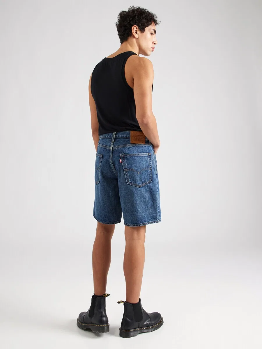Шорты LEVI'S свободного кроя, синий деним — фото 4