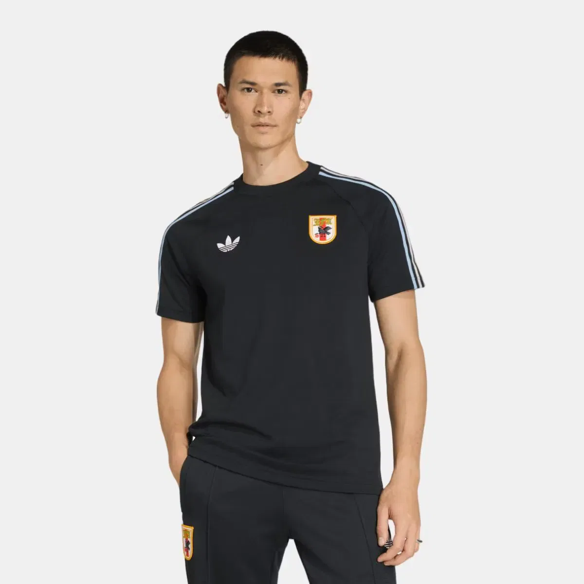 Мужская футболка с принтом Japan adidas Originals, Negro