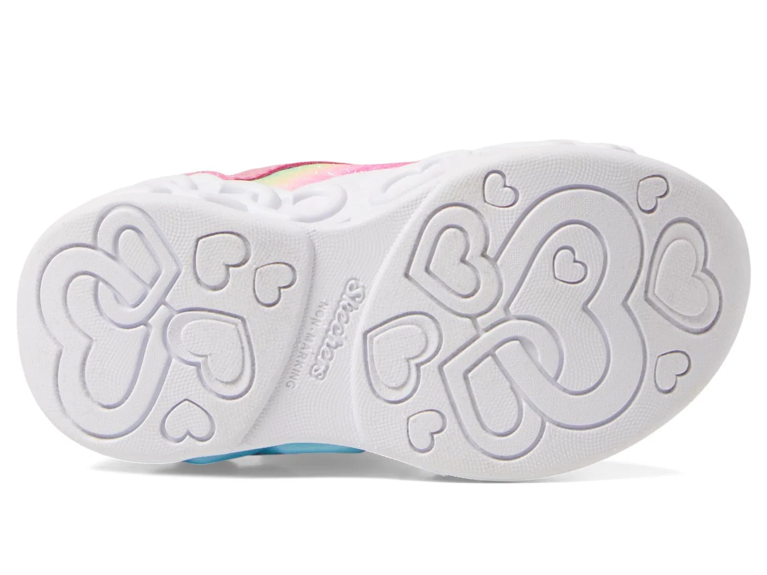 Детские кроссовки для девочек Rainbow Cruisers Skechers, Pink Multicolor — фото 4