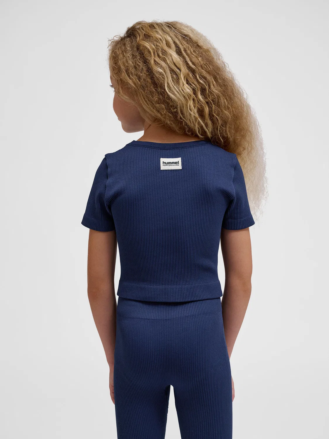 Детская футболка с длинным рукавом Hmljr Seamless Hummel, Mitternachtsviolett — фото 3