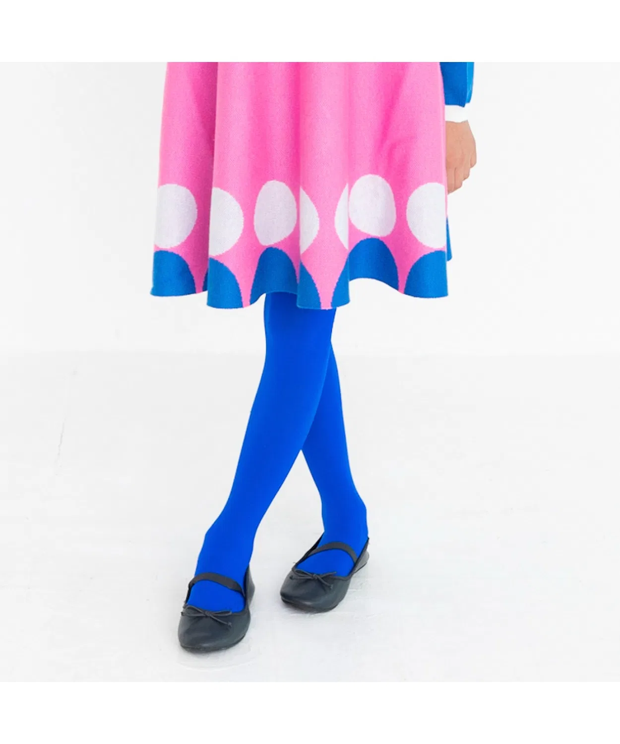 Детские колготки однотонные ami amie, Blue