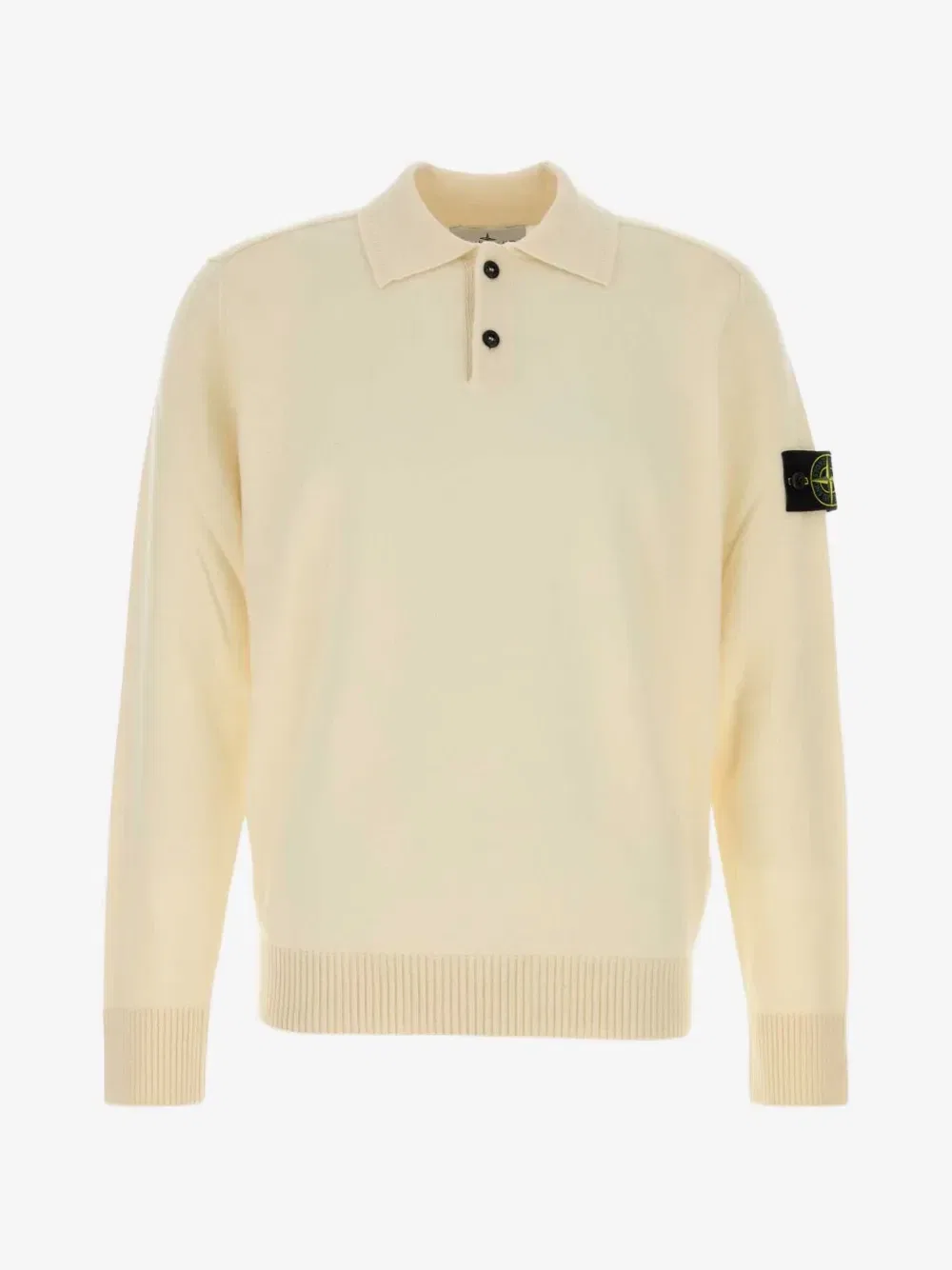 Легкий джемпер из гелонгской шерсти RWS, модель 5100018 Stone Island, бежевый