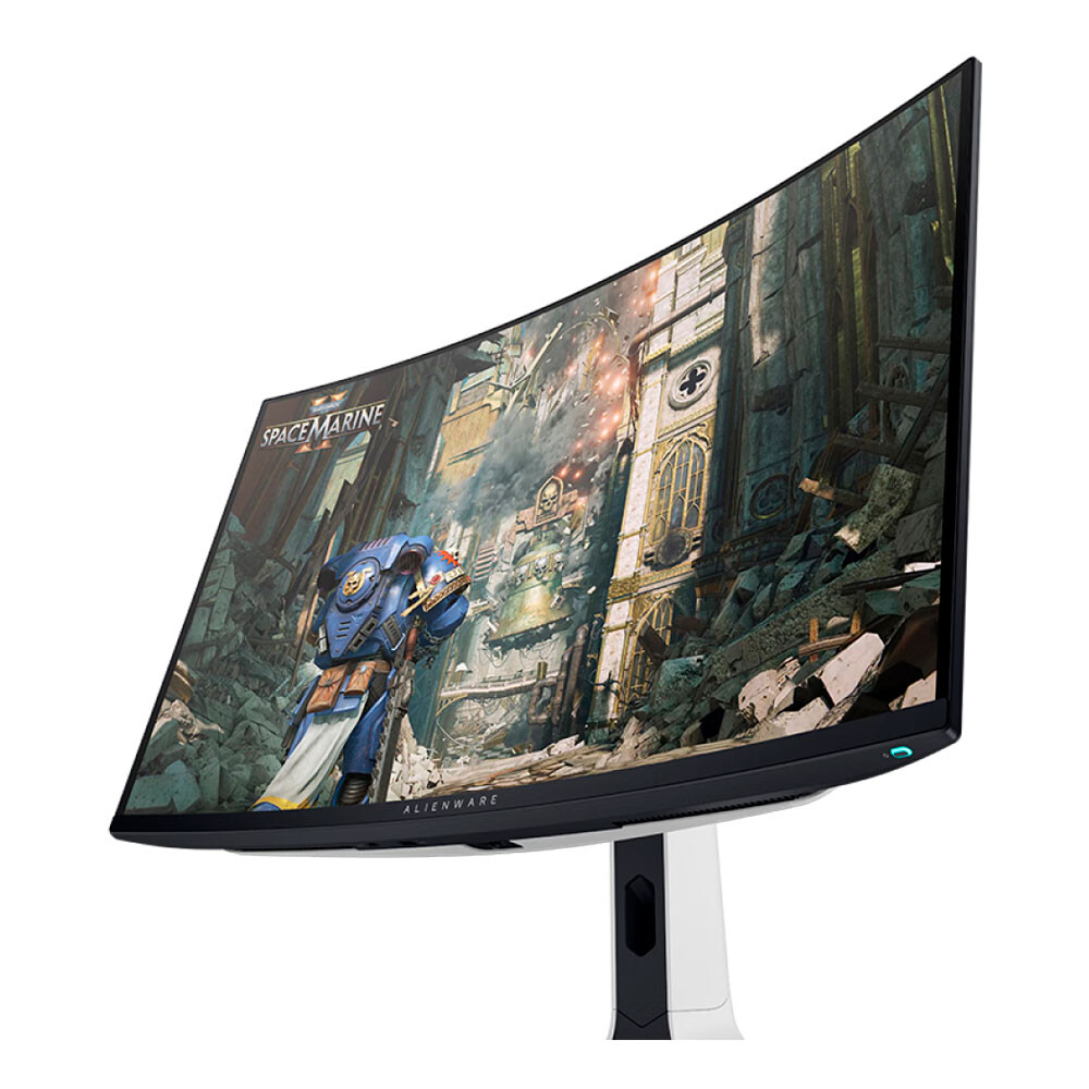 Игровой монитор Alienware AW3225QF, 32", 3840x2160, 240 Гц, QD-OLED, чёрный-белый — фото 2