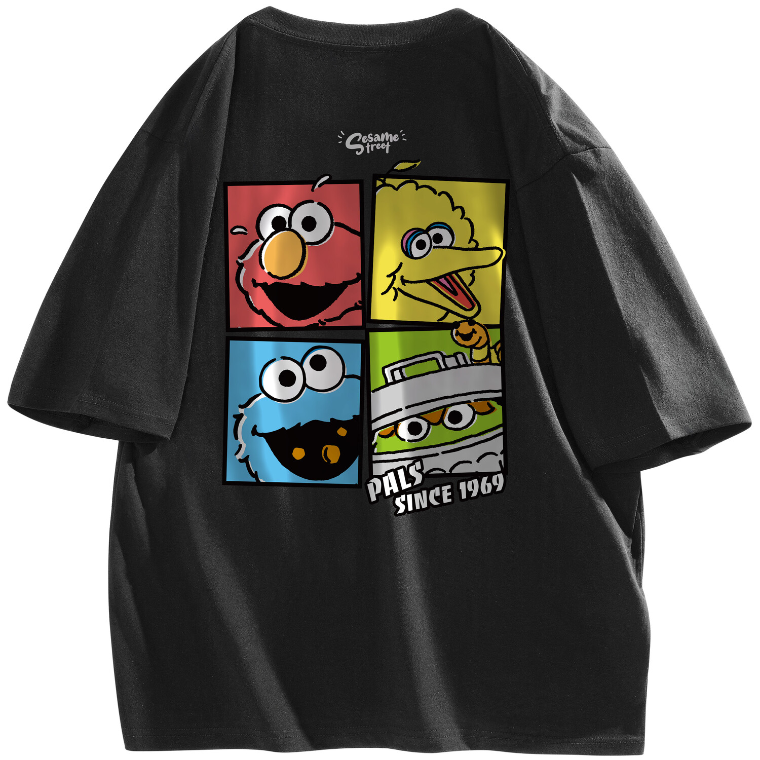 

SESAME STREET Футболка унисекс «УЛИЦА СЕЗАМ», Черный