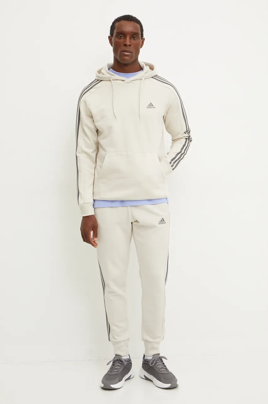 

Хлопковые спортивные брюки Essentials adidas, бежевый