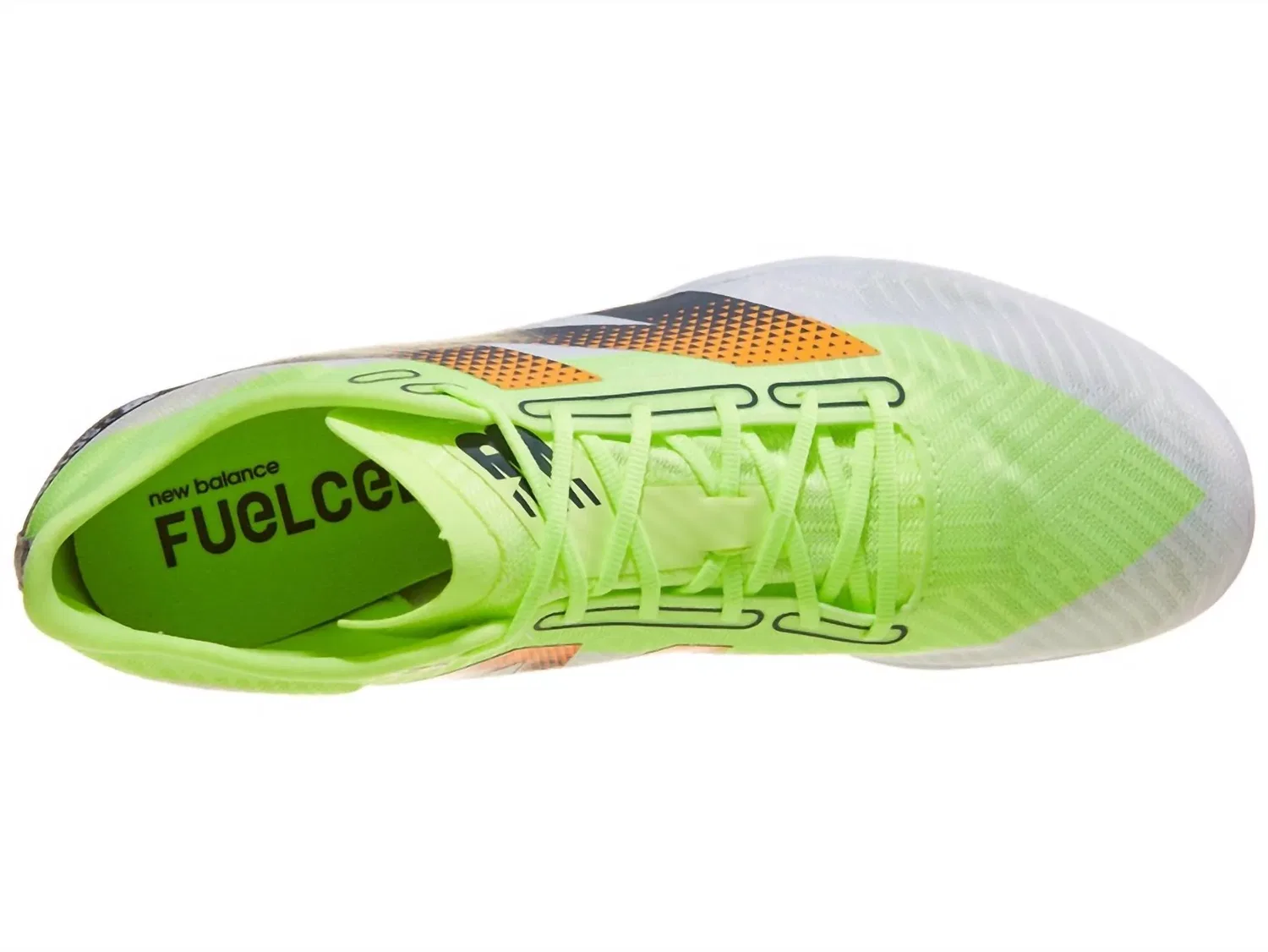 New Balance Мужские кроссовки Fuelcell SD100 V5 Track Shoes зелено-серого цвета — фото 3