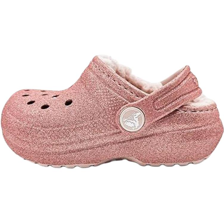 

Классические износостойкие низкие детские туфли Clog для младенцев и малышей Crocs, розовый