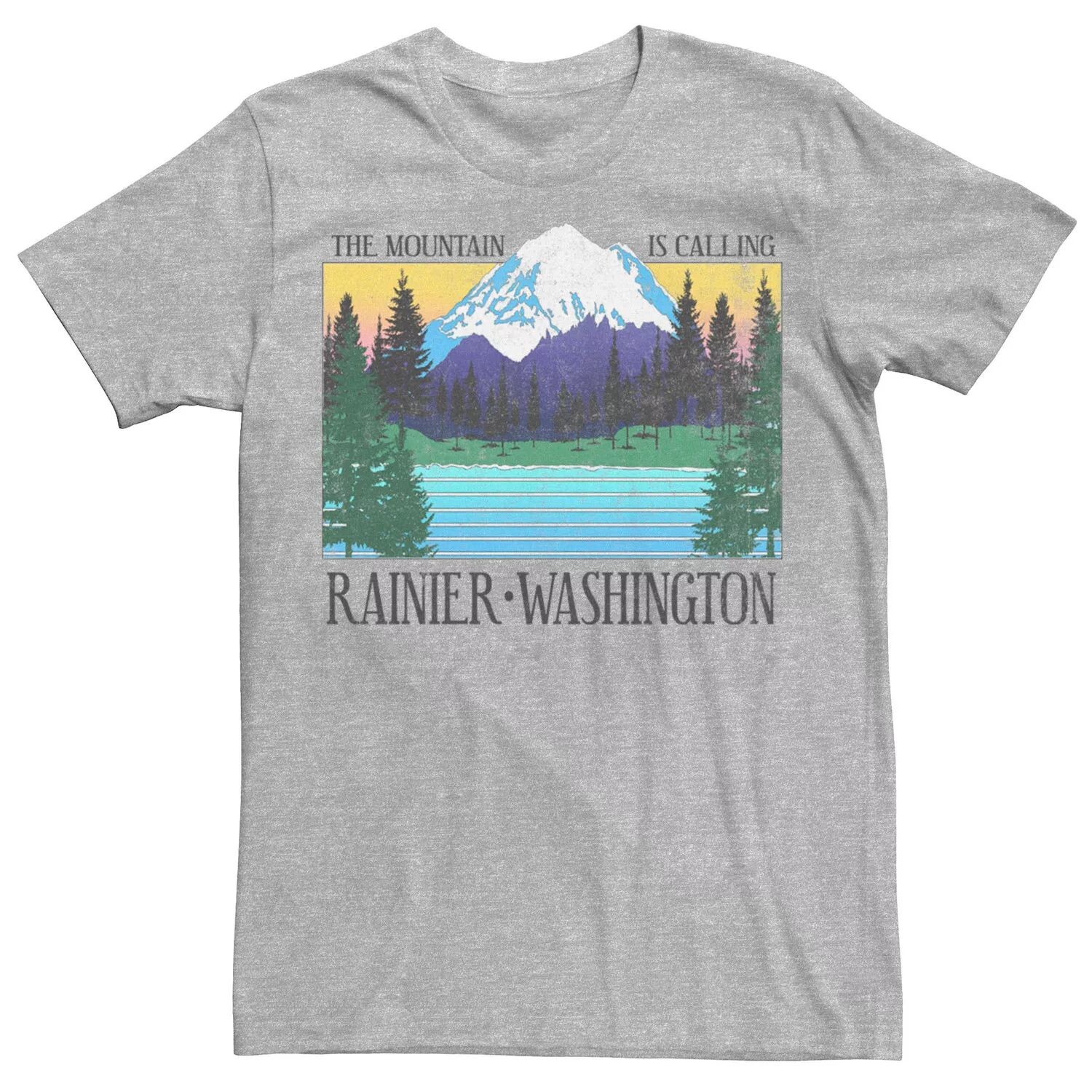 

Мужская футболка Rainier Washington The Mountain Is Call Licensed Character