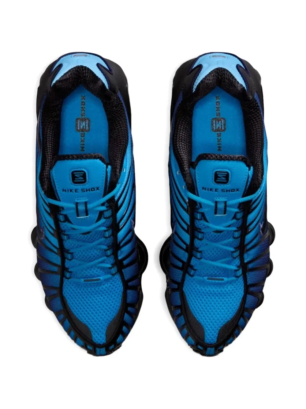 Кроссовки Shox TL с эффектом потускнения Nike, синий — фото 3