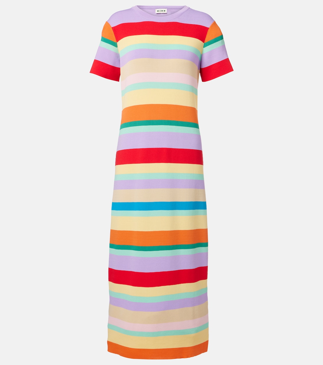 

Длинное платье в полоску Duster Rixo, Capri Stripe Yarn Dyed Multi
