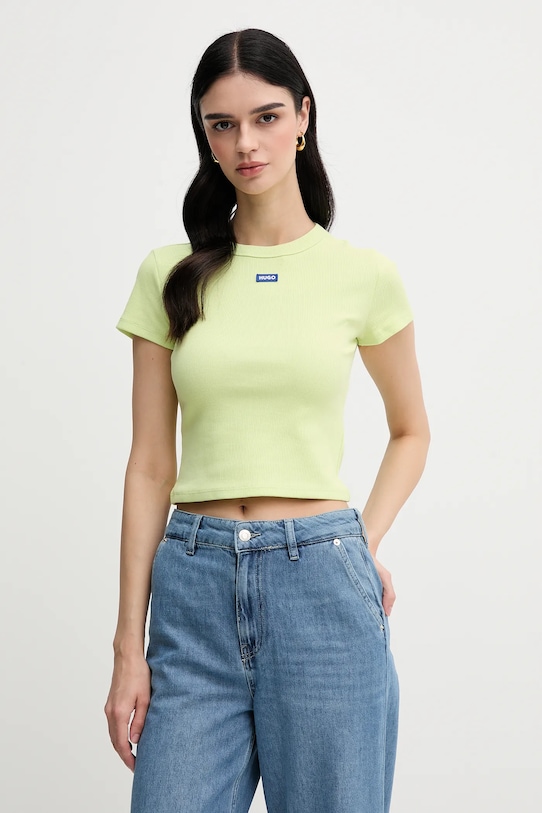 

Футболка HUGO Blue baby tee_b, зеленый