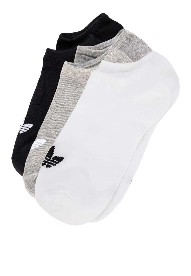 Носки женские, 6 пар, Liner Socks Adidas, белый/черный/серый