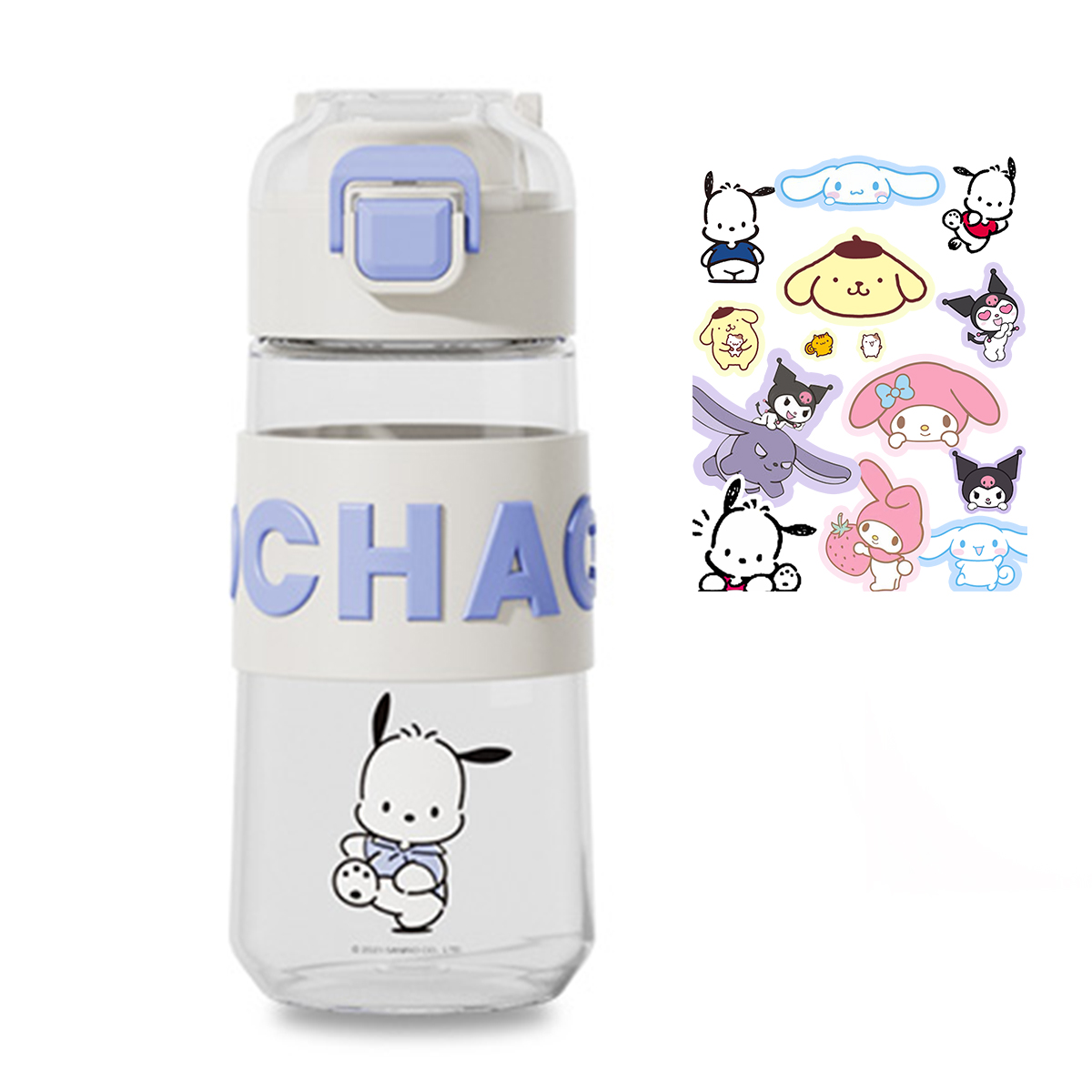 

Пластиковые стаканы для воды 490ml/620ml Sanrio, белый