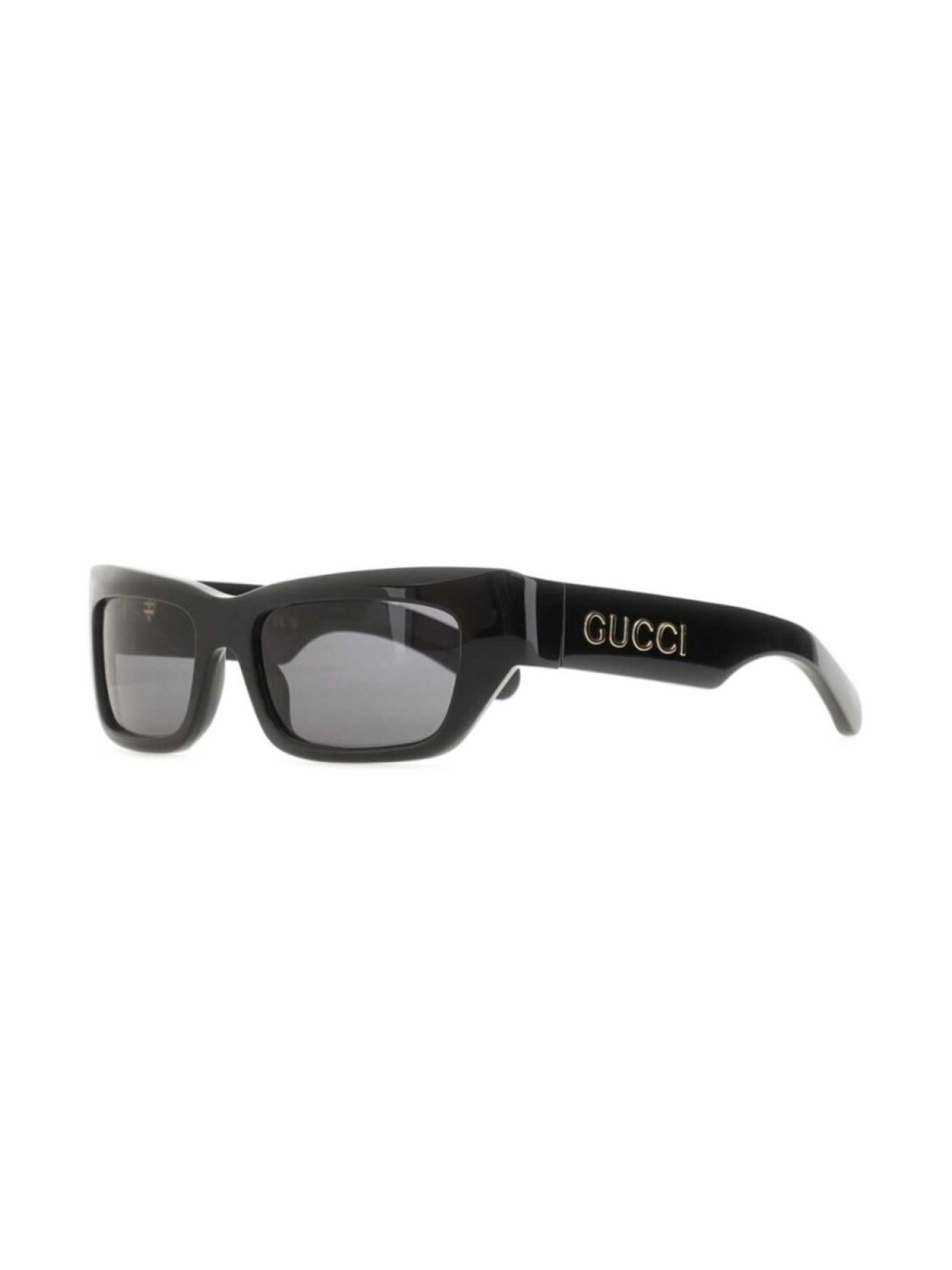 

Солнцезащитные очки Gucci Eyewear в прямоугольной оправе, черный