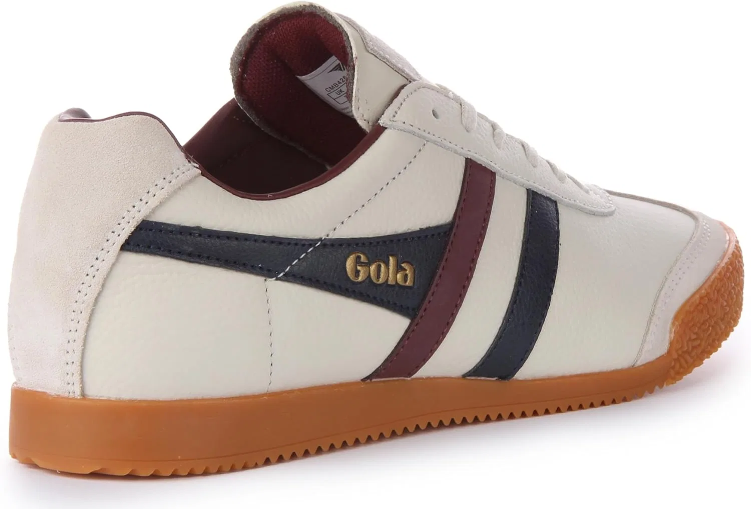 Тренировочные кроссовки Gola Harrier CMA192PY, Off White Burgundy Navy — фото 3