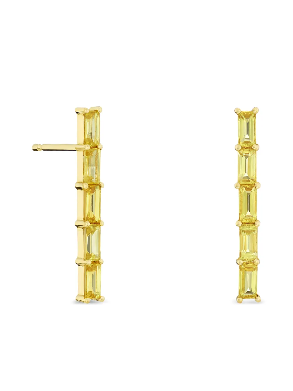 

Серьги Whistle из 18-каратного желтого золота с сапфирами ROSEKEY, желтый