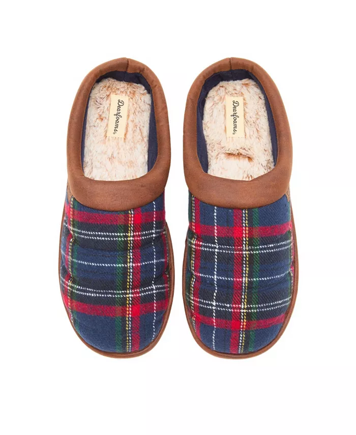 Мужские домашние тапочки Asher Marled Knit Clog Dearfoams, мультиколор — фото 4