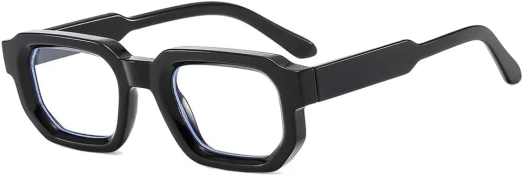 

Солнцезащитные очки с защитой UV400 | Синие прозрачные линзы, маленькая оправа | для женщин и мужчин, для занятий спортом на открытом воздухе и вождения DSVIGF, Black Clear