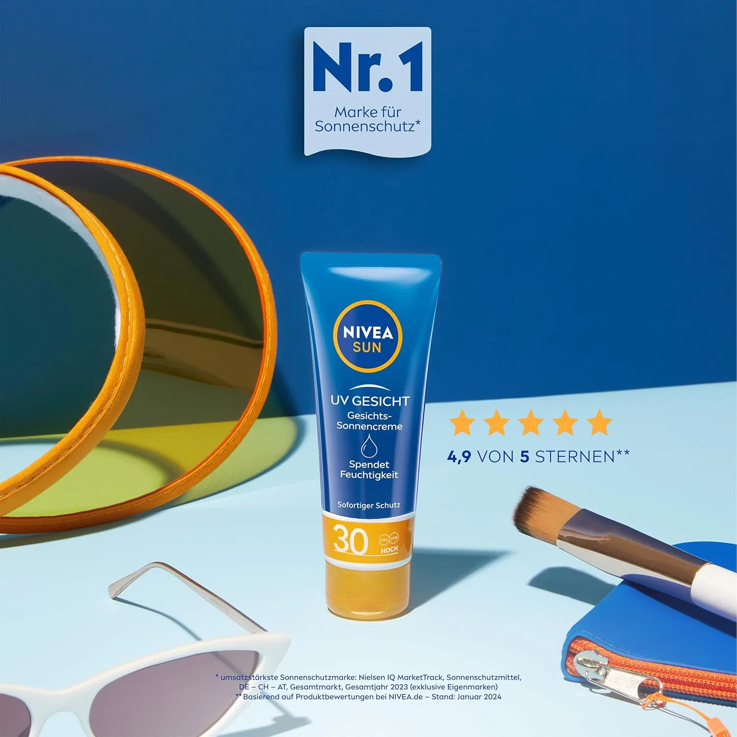 Солнцезащитный крем для лица SPF 30 «UV Face» от Nivea Sun Beiersdorf — фото 4
