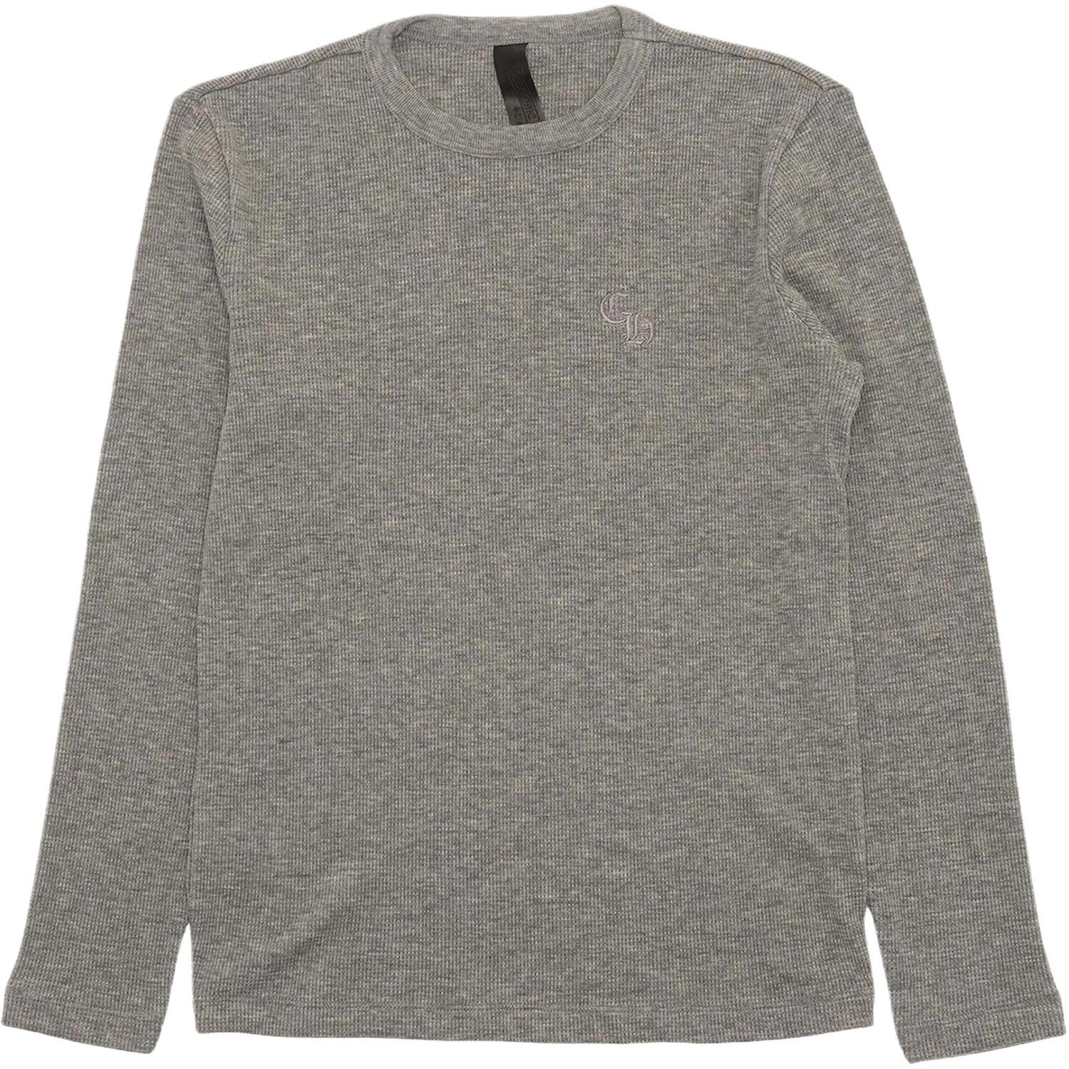 

Футболка с длинным рукавом из шерсти Chrome Hearts, серый