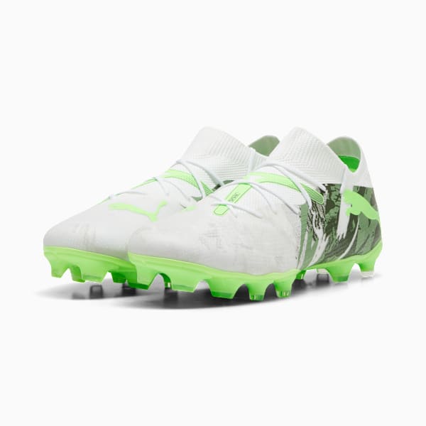 Мужские футбольные бутсы для игры на твердом/искусственном грунте Future 7 Match Camo Puma, белый — фото 2