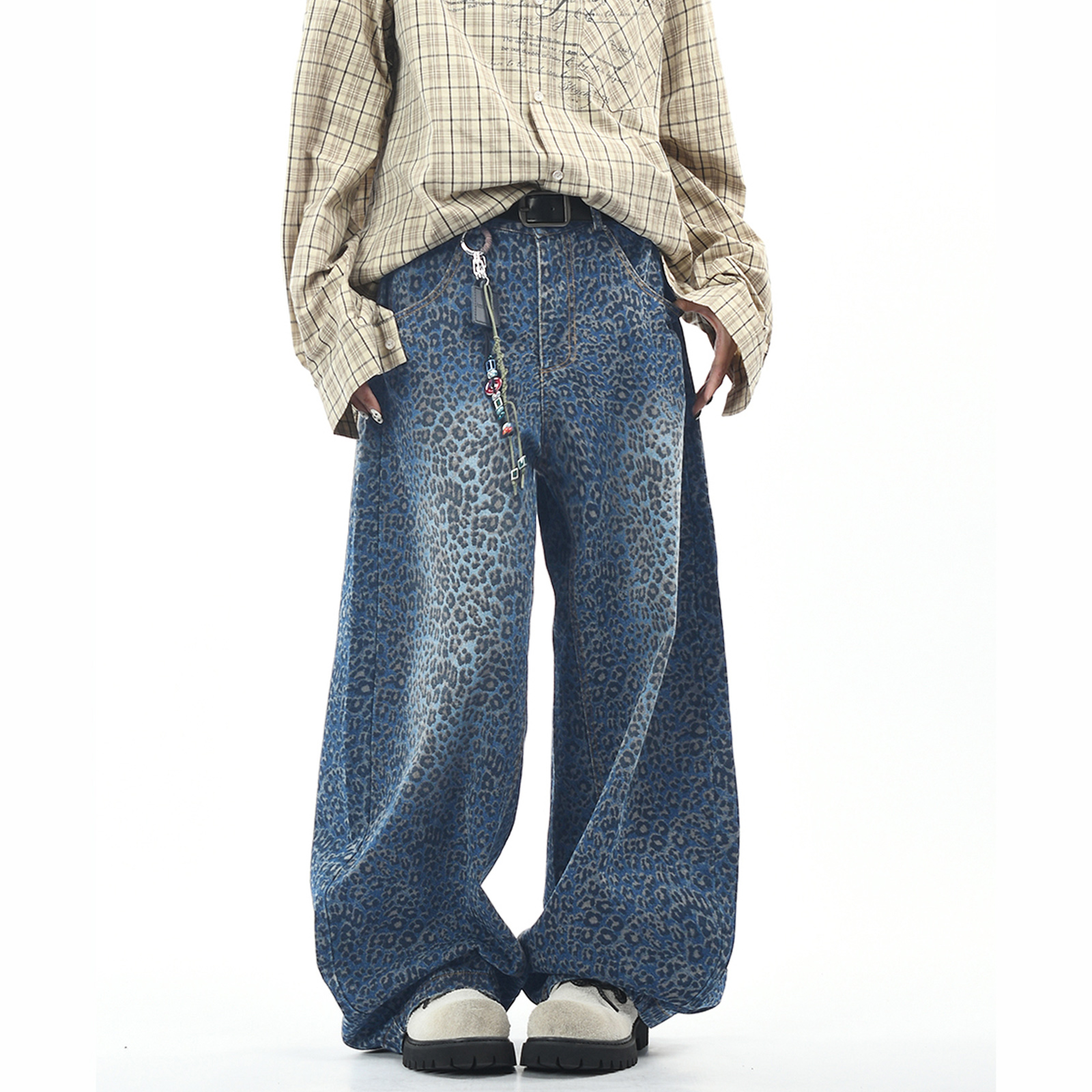 

Джинсы Unisex Moderate Wide Leg NEVER RULE, синий