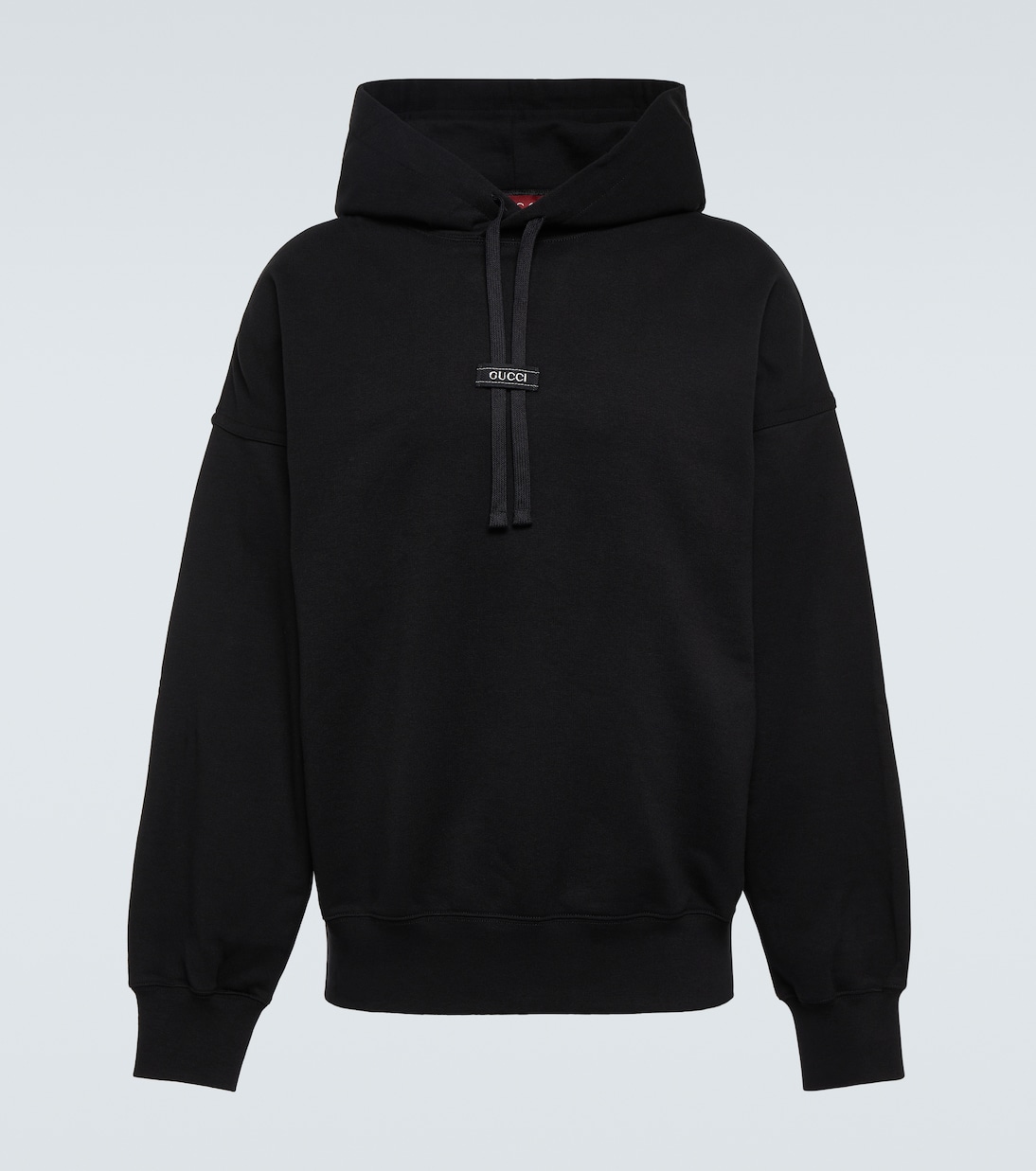 

Хлопковый джерси худи Gucci, Black/Mix