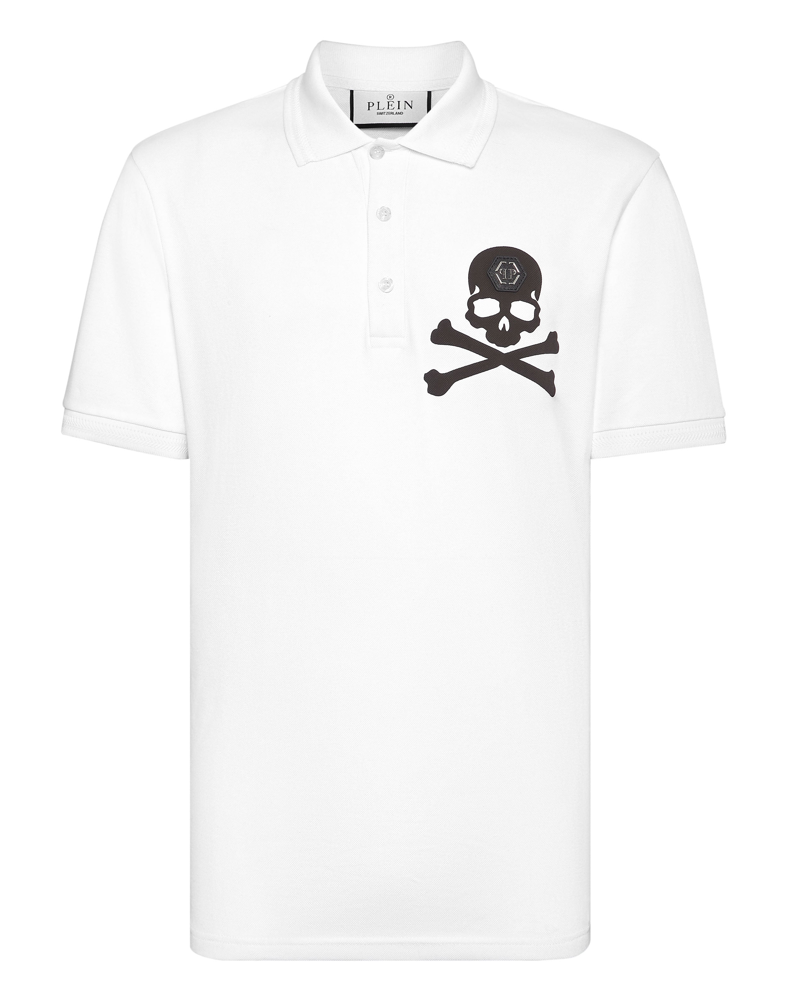 

Рубашка поло SS Skull&Bones PHILIPP PLEIN, белый