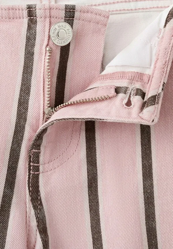 Подростковые расклешенные джинсы Mango Kids, Light Pink — фото 2
