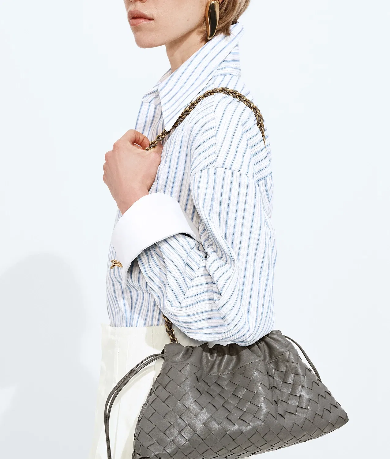 Пылезащитный мешок Notte BOTTEGA VENETA, серый — фото 2