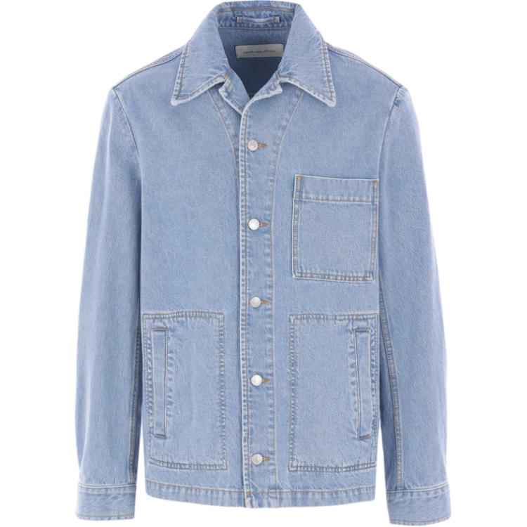 

Джинсовая куртка на пуговицах Dries Van Noten, светлый синий