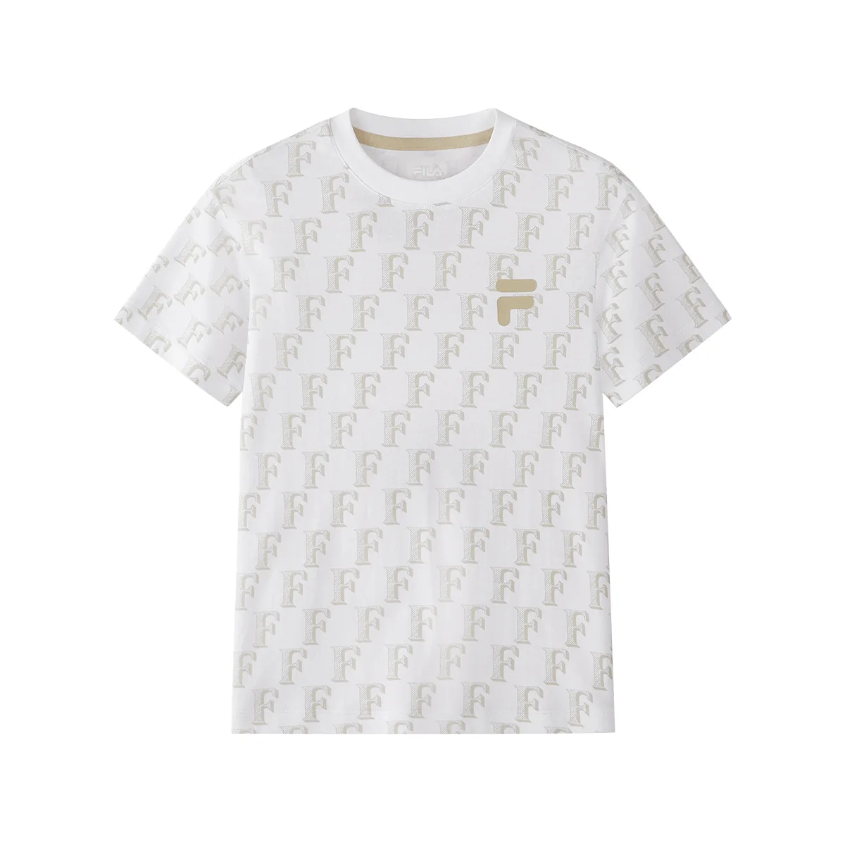 Детская футболка с коротким рукавом свободного кроя FILA KIDS, P-ZC All over Print 3