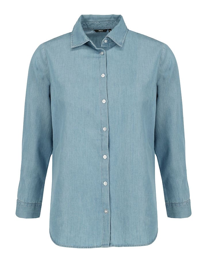 

Mexx Светло-голубая джинсовая рубашка