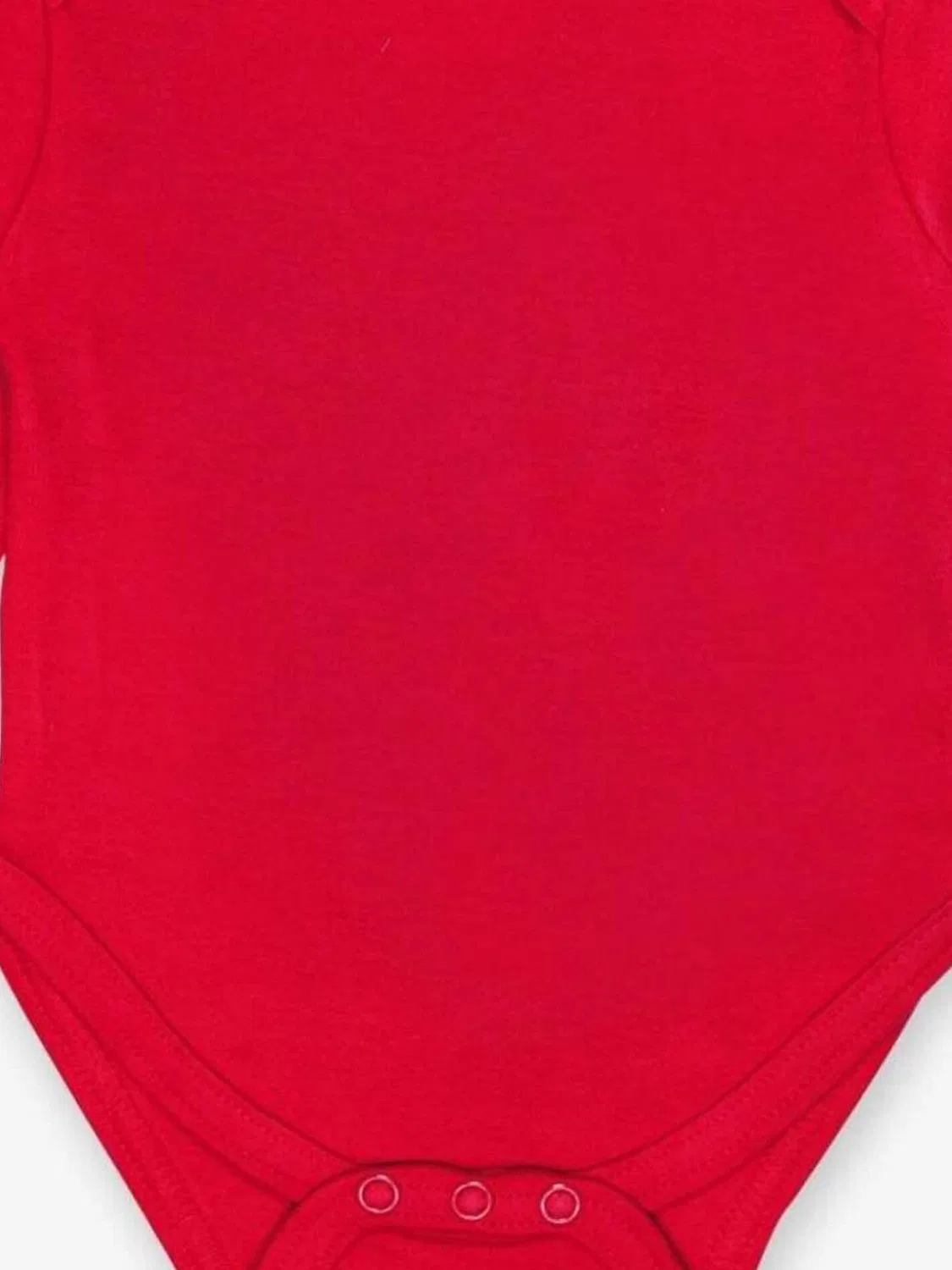 Комбинезон/боди "Bio-Baumwoll Baby Body in Rot" Toby Tiger, Red — фото 2