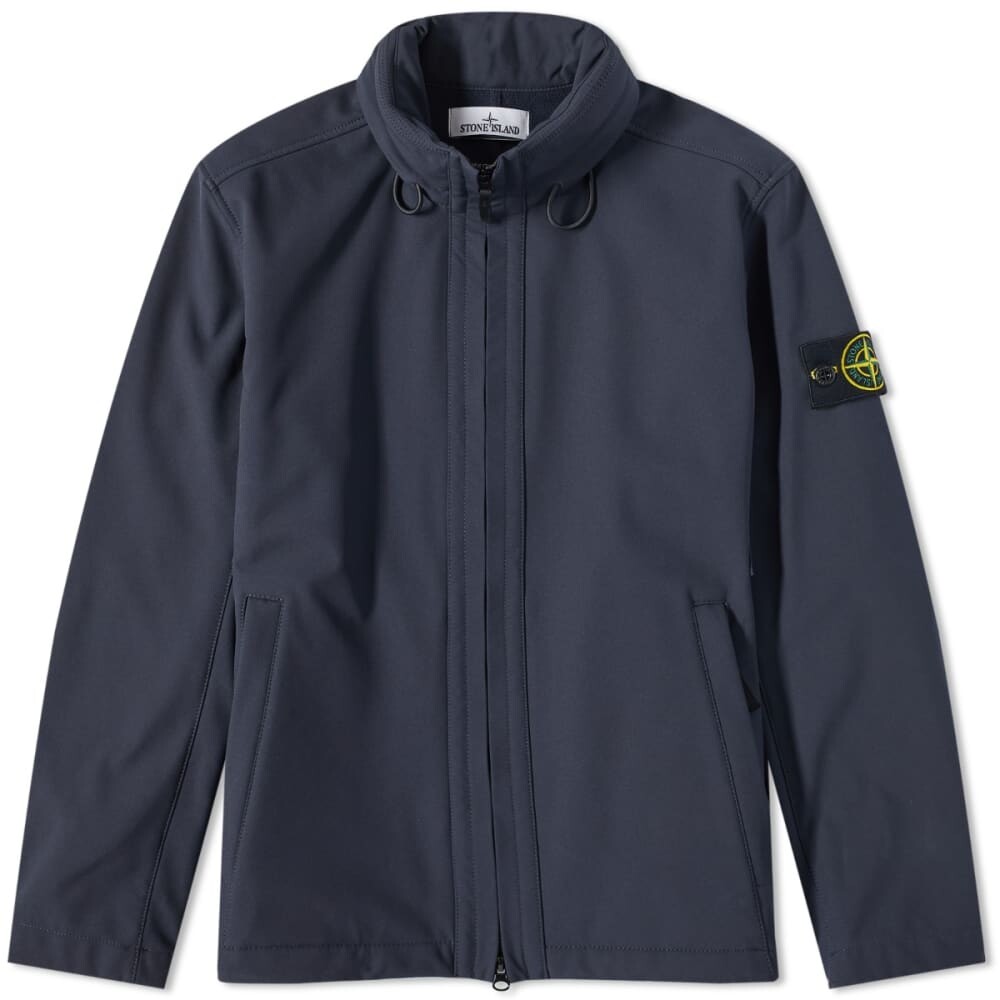 

Водонепроницаемая куртка из эластичной парусины Stone Island