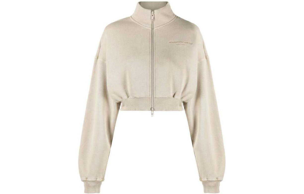 

Короткое пальто женское бежевое Alexander Wang, Бежевый, Короткое пальто женское бежевое Alexander Wang
