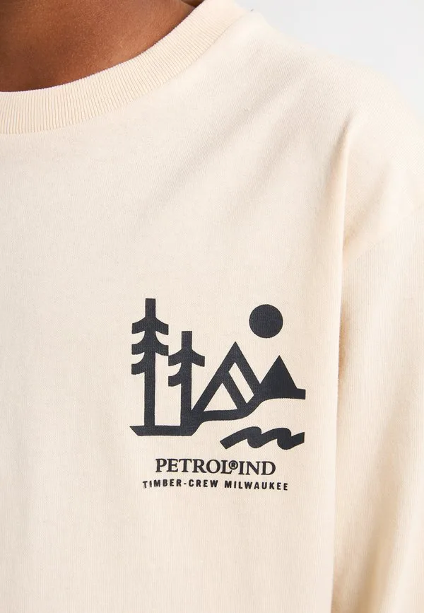 Футболка с длинными рукавами "black hills" с логотипом Petrol Industries, Raw Sand — фото 4
