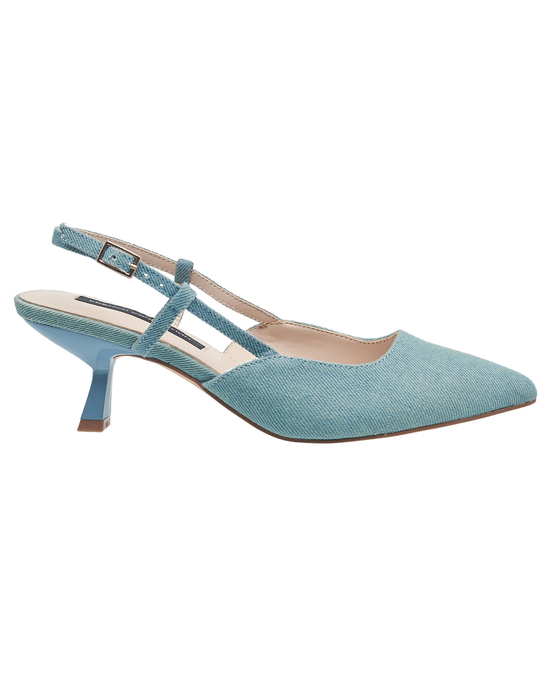 French Connection Ladies Amy Kitten Heel, Denim — фото 2