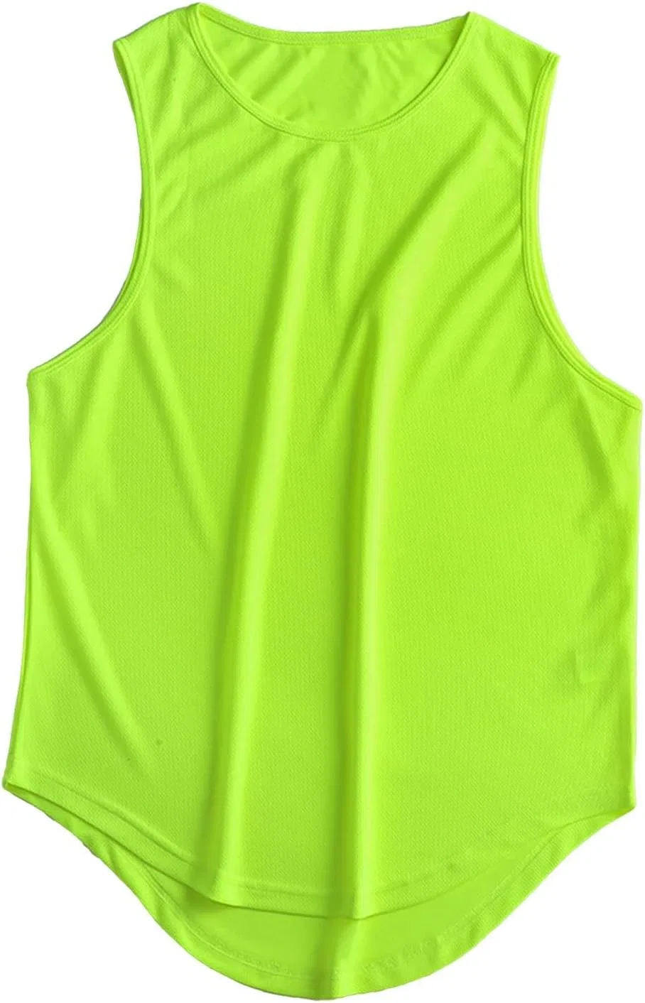 Мужской топ-борцовка без рукавов, однотонный, Generic, Mint Green