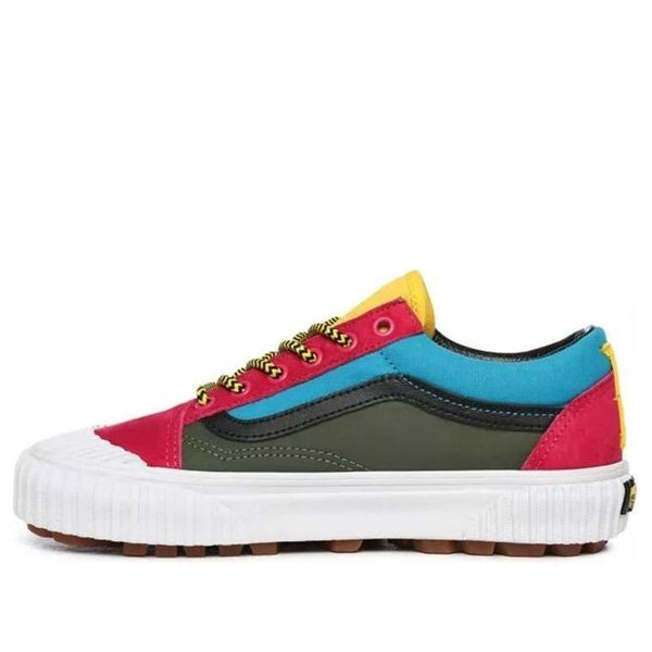 

Кроссовки 66 supply old skool tc lug 'red blue green' Vans, красный