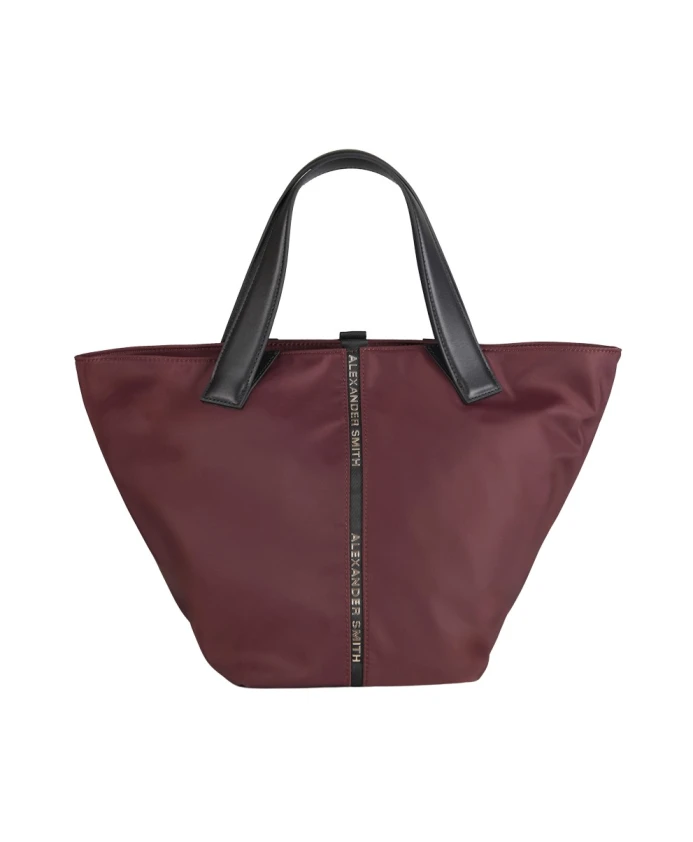 

Сумка Lauren среднего размера с бордовым нейлоновым плечевым ремнем. Alexander Smith, красный