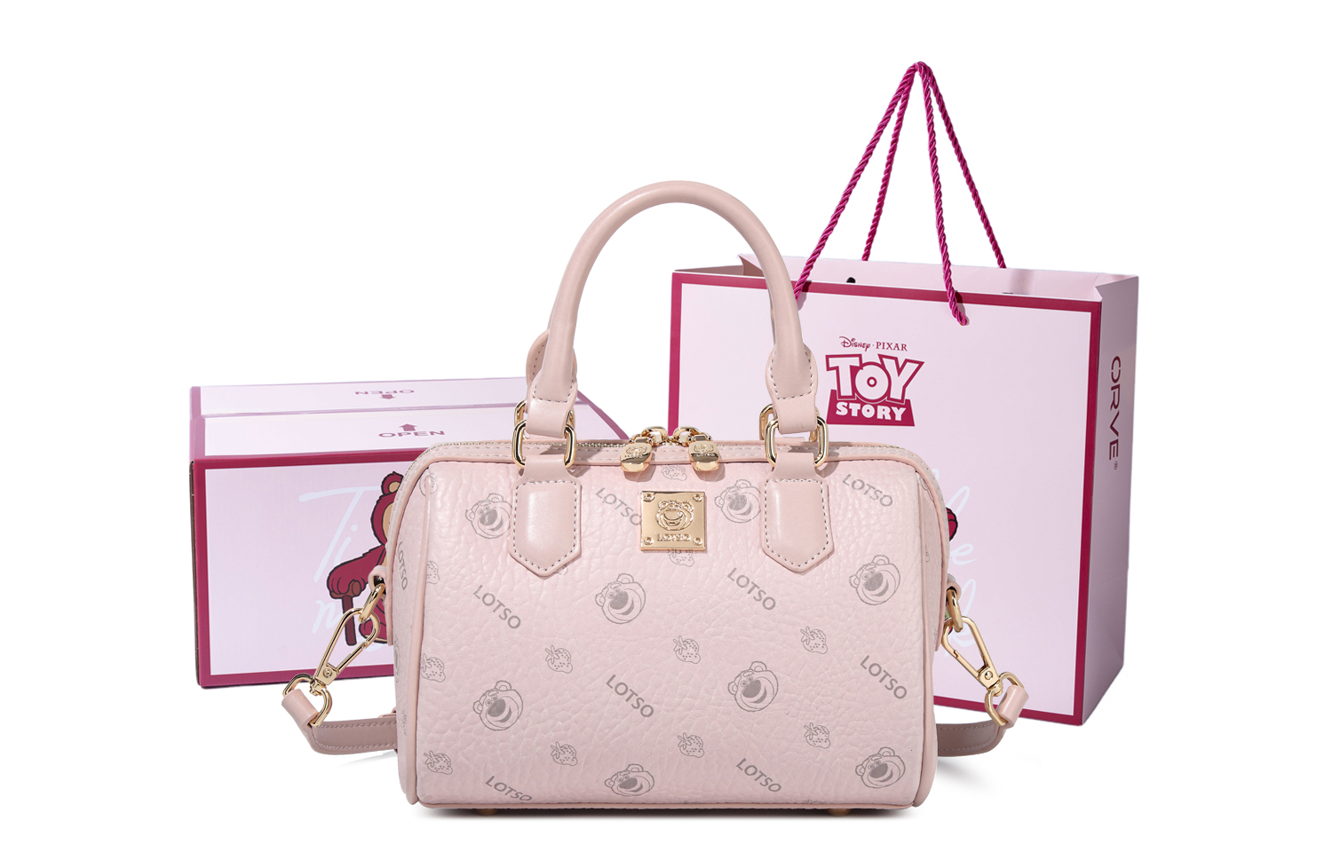 

Disney Сумка Бостон из ПВХ серии Strawberry Bear, Pink