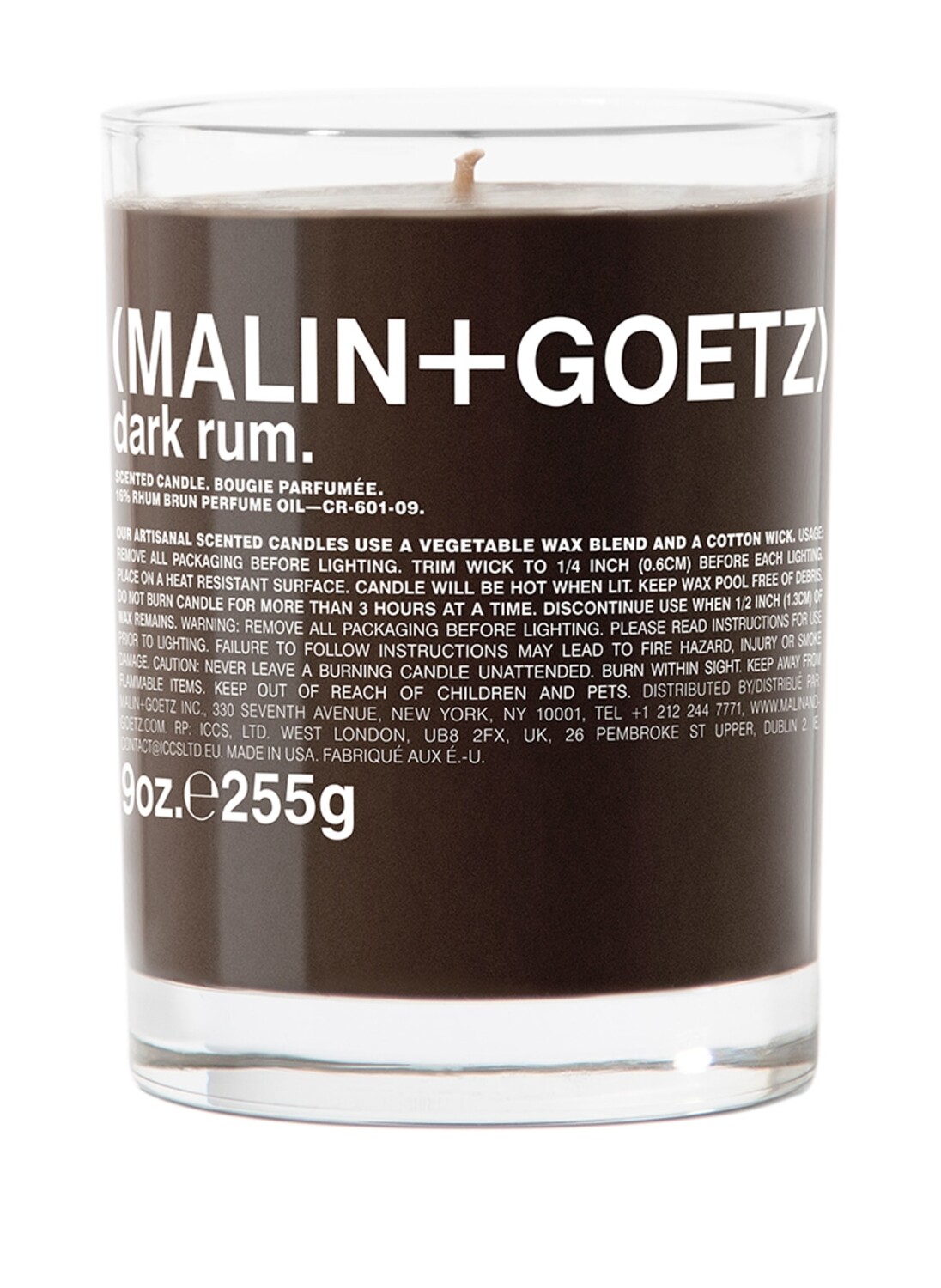 

Ароматическая свеча Malin Goetz DARK RUM CANDLE