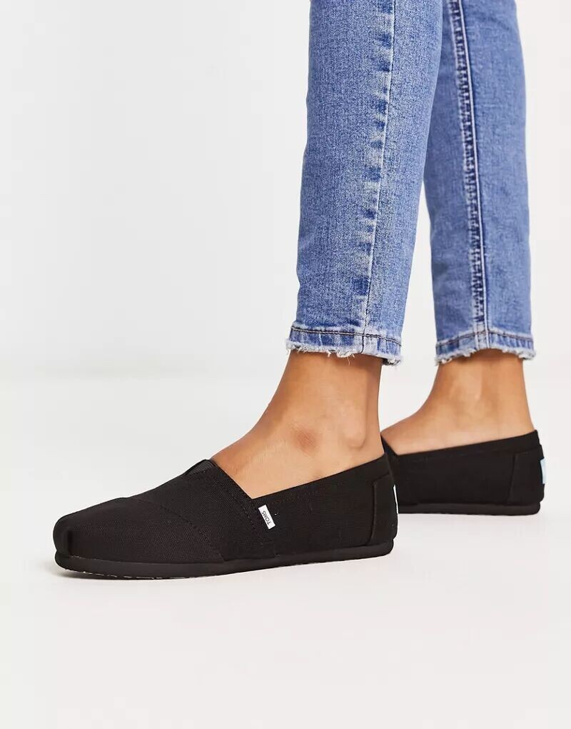 

Черные эспадрильи TOMS
