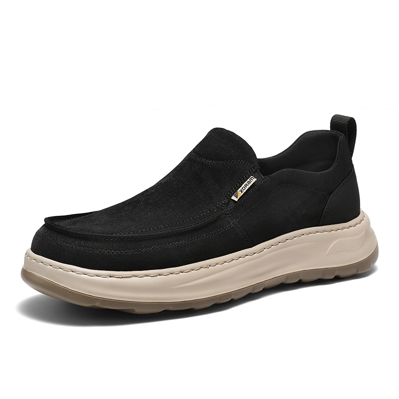 XIBUGONGYANG Мужские повседневные туфли Low top черный, хаки — фото 4